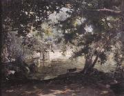 unknow artist, A remembrance of the Villa Borghese,